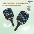 thumbnail image 4 of Speed Up Wooden Pickleball Paddles Set - 2 Lightweight Rackets With 2 Pickleballs Fun Play Game | For All Ages Indoor Outdoor Garden Ground Park Play, 4 of 5