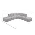 thumbnail image 7 of Meridian Furniture Arc Grey Boucle Fabric Modular Sectional, 7 of 7