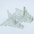 thumbnail image 2 of Conector de hardware de código de esquina gabinete de ropa código de ángulo en forma de L ángulo recto conector de muebles de 90 grados soporte de capa triángulo de hierro, 2 of 4