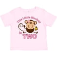 thumbnail image 3 of Inktastic Little Monkey Girl 2nd Birthday Girls Toddler T-Shirt, 3 of 5