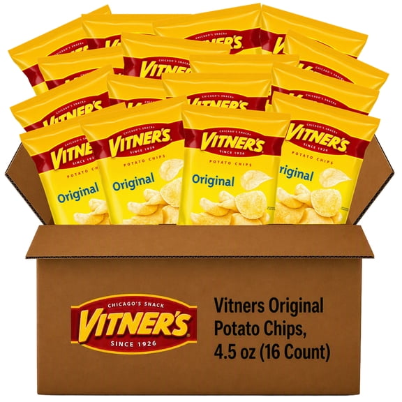 Vitners Original Potato Chips, 4.5 oz (16 Count)