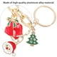thumbnail image 4 of 6pcs Navidad Llavero Llavero Navidad Santa Llavero Llavero Muñeco de nieve Llavero, 4 of 8