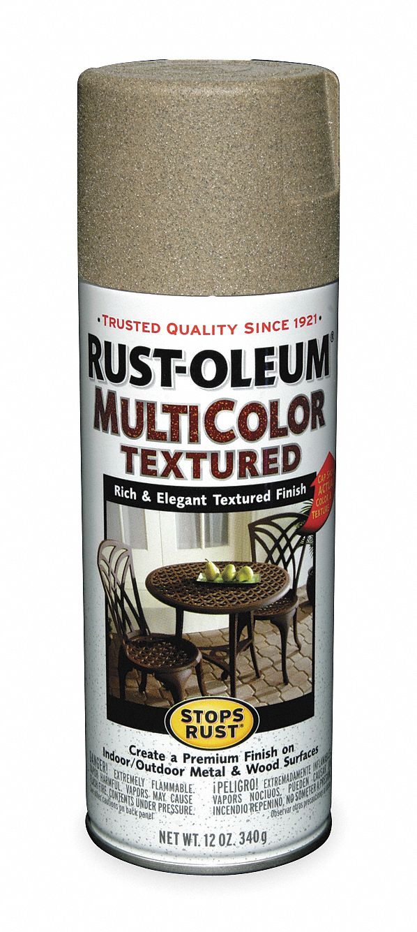 Stops RustÂ® Textured Spray Paint in Textured Desert Bisque for Concrete, Masonry, Metal, Wood