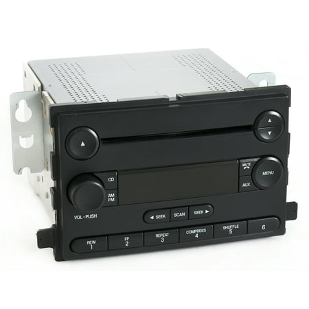 Antique Radio Parts Ford 2005-2007 F250 F350 Super Duty AM FM Radio & CD Player Part 6C3T-18C869-AD - Refurbished ()