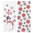 thumbnail image 2 of Christmas Kitchen Towels, 2-Piece Set White Cardinal Snowflake Dual-Sided Print Winter Wonder, 2 of 6