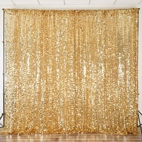 Balsa Circle Gold 20 feet x 10 feet Assorted Big Payette Sequin Backdrop Curtain Wedding Party Photo Prop