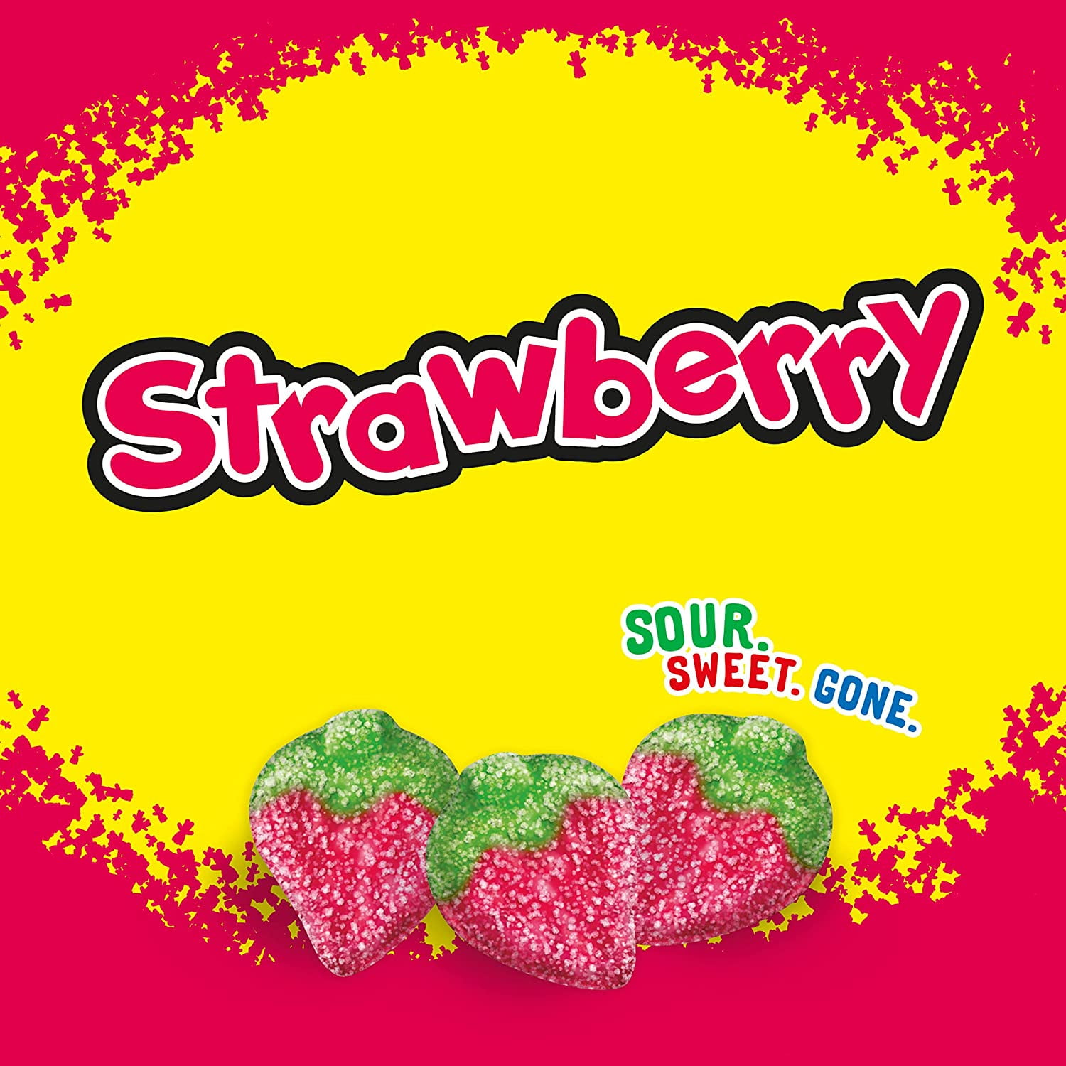 SOUR PATCH KIDS Strawberry Soft and Chewy Candy, 12-8 oz Bags