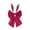 Hot Pink, variant on Easter Bunny Ear Bow Pendant Orange Large Fabric Hanging Decor for Entryway Shoe Cabinet Festive Easter Accent for Vibrant Style Home Decor Spring Ornament