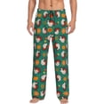 thumbnail image 1 of Fotbe Cartoon Turkey Pantalones de Pijama para Hombre, Pantalones de Dormir, Pantalones de Casa con Cintura Ajustable y Bolsillos-XX-Large, 1 of 6