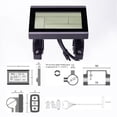 thumbnail image 4 of Medidor de pantalla de bicicleta Baoblaze LCD KT-LCD3 conector impermeable, 4 of 8