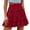 02 Red, variant on YueHuiYing Womens Flowy Mini Skirts Skorts Boho Ruffle Tiered Short Skirts High Waisted Layered Beach Tennis Casual Shorts