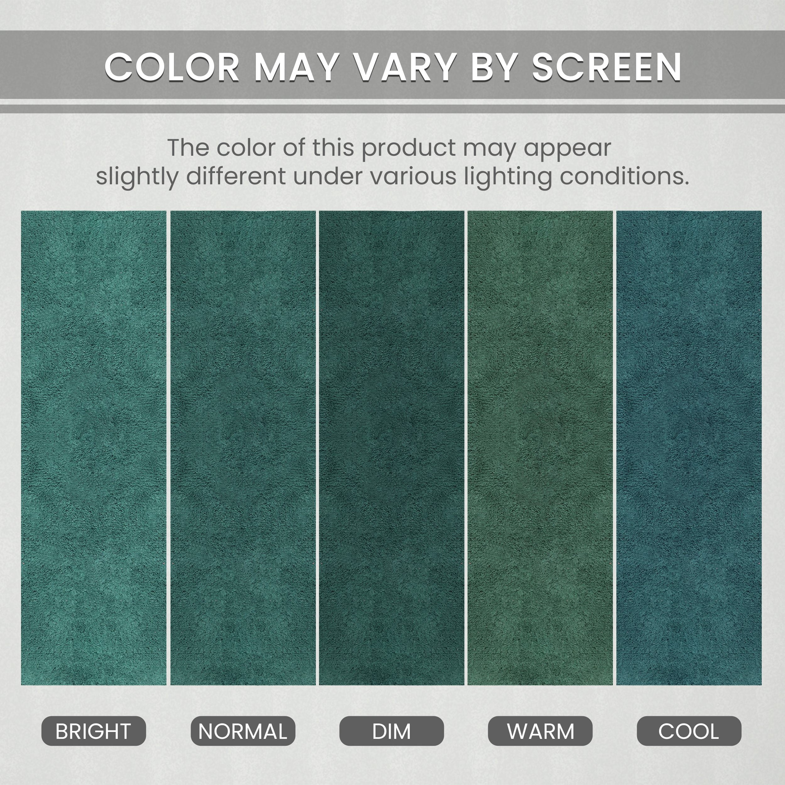HOME WEAVERS Waterford Collection Cotton Contour Rug, 20" x 20", Bottle Green