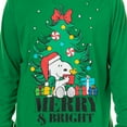 thumbnail image 4 of Peanuts Snoopy Pajamas Men's Merry & Bright 2-Piece Adult Lounge Sleep Set, 4 of 6