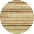 thumbnail image 1 of Ahgly Company Indoor Round Abstract Bronze Brown Abstract Area Rugs, 3' Round, 1 of 6