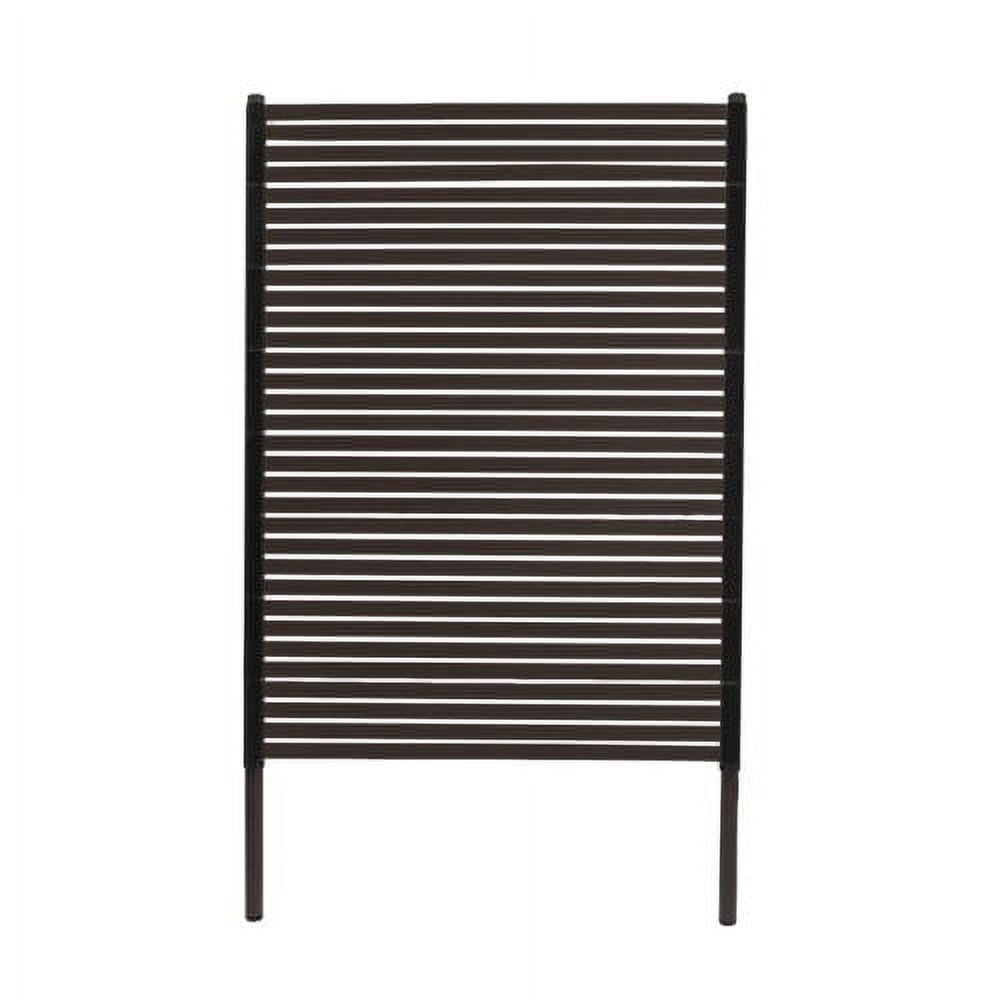 Indoor Outdoor Privacy Screen Decorative Panels Planter Wall Brown Fence Panels