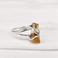 thumbnail image 3 of Natural Citrine Ring, Rough Citrine Gemstone Ring, November Birthstone, Wire Ring, 925 Sterling Silver, Womens Ring, Christmas, Thanksgiving, Handmade, Statement Jewelry, Rough Gemstone Jewelry, 3 of 6