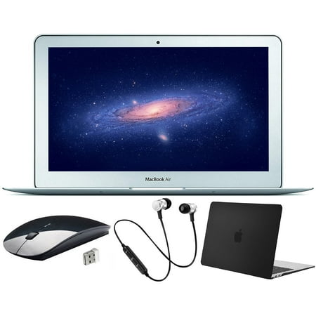 Apple Macbook Air 11.6-inch Retina Display [1.6Ghz] [4GB RAM] [128GB SSD] - Bundle Includes: Generic Case, Wireless Headset, Bluetooth Mouse & 1 Year Warranty - (Scratch&Dent)