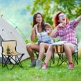 thumbnail image 6 of 600D Oxford Camping Chair Portable Foldable Chair Supports 220 lbs for Picnic, Fishing, Backpacking Cat and Dog with Christmas Tree, 6 of 8