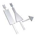 thumbnail image 1 of Bathroom Door Signage Decor Decals Durable Universal WC Signage 3D Bathroom Sign, 1 of 9