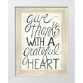 thumbnail image 1 of Shamp, Cindy 15x18 White Modern Wood Framed Museum Art Print Titled - Grateful Heart, 1 of 4
