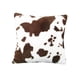 thumbnail image 2 of Patrón de 45x45cm Funda de cojín Decoración para cierre de cremallera Conveniente Marrón Zulema Fundas de almohada, 2 of 8