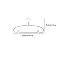 thumbnail image 2 of Non-Slip Clothes Hangers | Heavy Duty Stainless Steel with Rubber Coating | Space Saving Shoulder-Friendly Design | Black/White/Green/Blue/Pink/Gray | 40x19x5cm, 2 of 7