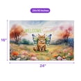 thumbnail image 5 of Welcome Spring Fairy Maine Coon in Flower Meadow Doormat Cat Lover Kitten Owner Gifts Indoor Outdoor Welcome Mat - 13002, 5 of 5