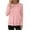 Pink, variant on LIaqionyy Shirts for Womens Crewneck Oversize Long Sleeve Basics Workout Tops Fall Trendy Winter Clothes