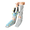 Leg and Foot Massager (Gray, Single Leg), variant on Portable Air Compression Leg Massager with Integrated Thermal Heating, Adjustable Wrap-Around Calf Relaxer with 3 Intensity Levels and Rechargeable Battery for Daily Home Use