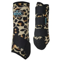 Professional's Choice 2XCOOL Sports Medicine Horse Boots | Protective & Breathable Design for Ultimate Comfort, Durability & Cooling in Active Horses | 2 Pack (Cheetah, Small)