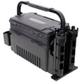 thumbnail image 4 of Large Dual-Layer Fishing Tackle Box Organizer With 2 Rod Holders And Cup Holders For Outdoor Fishing Adventures, 4 of 16