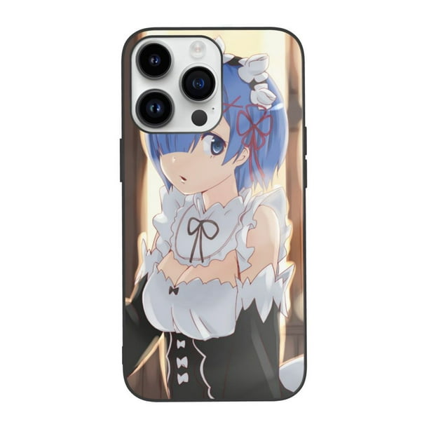 Re Zero Rem Phone Case for iPhone 14 Plus Pro Max / iPhone 13 Mini Pro Max