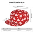 thumbnail image 6 of Gaeub Maple Leaves Flat Bill Snapback Hats Baseball Caps with Adjustable for Running Workouts and Outdoor Activities, 6 of 9