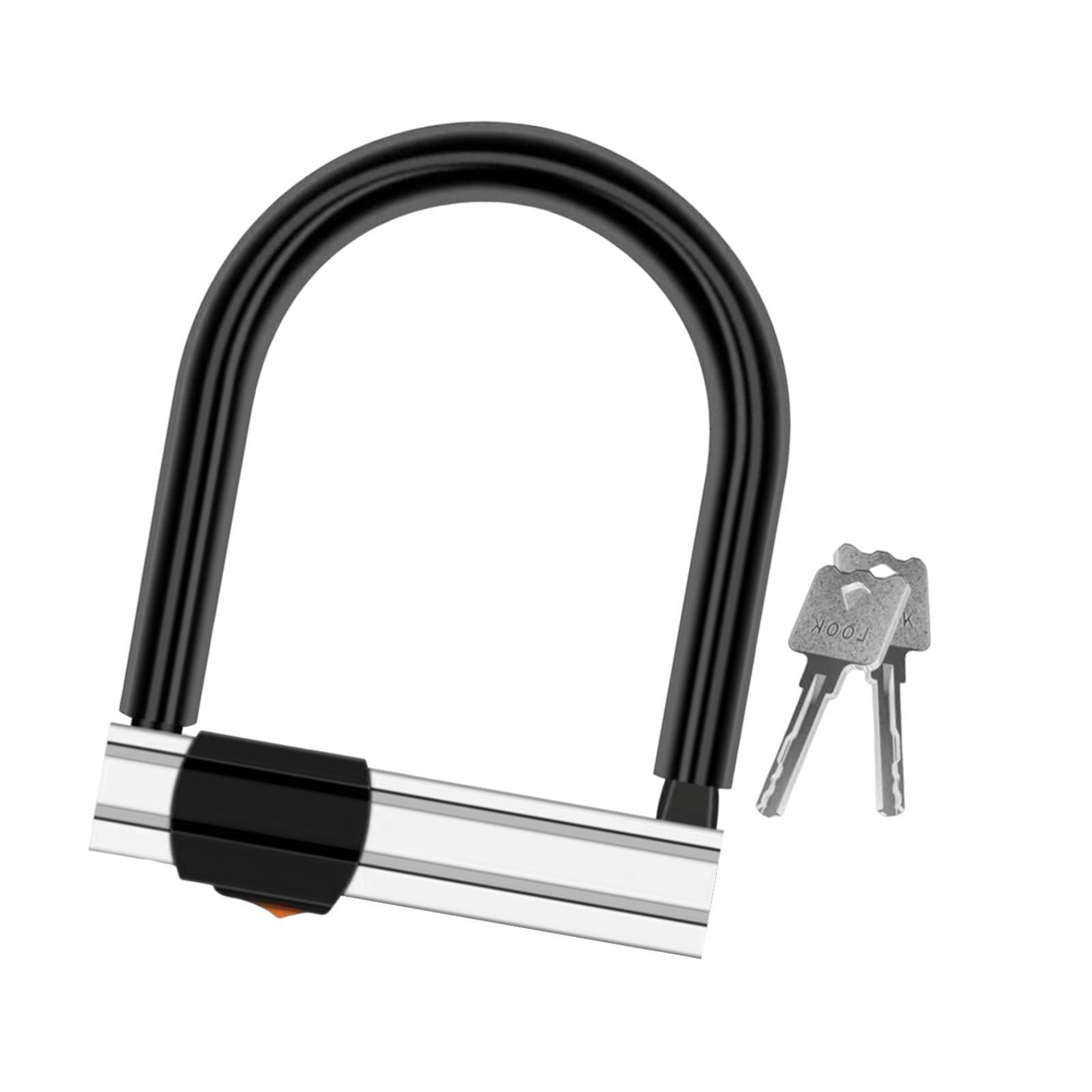 QccHieUs Bike U Shape Lock Accessories Dustproof Equipment Waterproof Anti Scratch with 2
