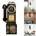 thumbnail image 2 of LLDYYDS Retro Telephones Ornament,Wall Mounted Vintage Rotate Classic Look Dial Pay Phone Model Decoration,Antique Rotary Dial Coin Payphone Ornament Wall Decor, 2 of 6
