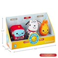 thumbnail image 2 of Hallmark Happy Go Luckys Toddler Toys, Small Stuffed Animals, Fire Truck Dog, Set of 3, 2 of 4