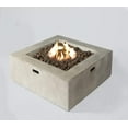 thumbnail image 5 of Mondawe 34" Square Concrete Propane/Natural Gas Fire Pit table, 5 of 5