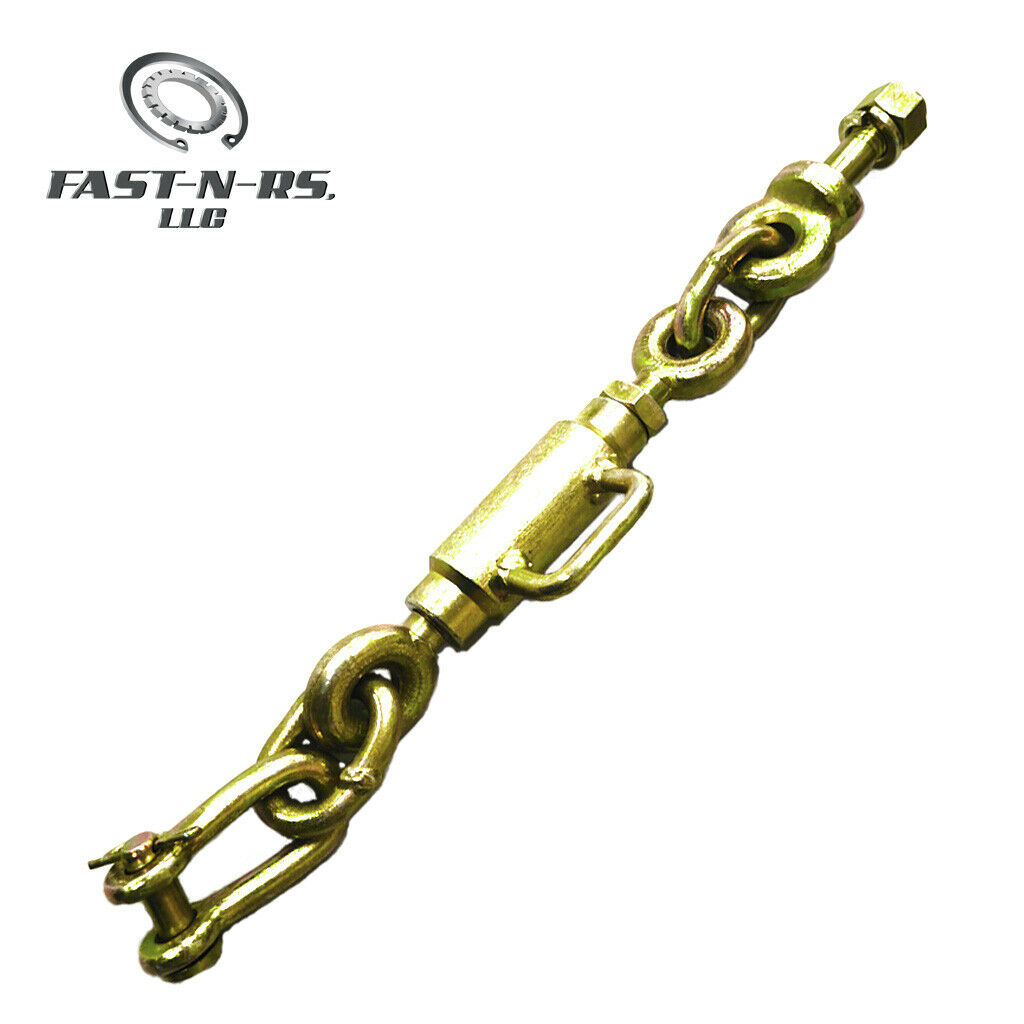 1 Universal 3 Point Hitch Chain Stabilizers Turnbuckle Sway Check 11.7