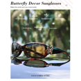 thumbnail image 3 of Gafas de Sol LVIOE Polarizadas con Decoración de Mariposa para Mujeres, 3 of 5