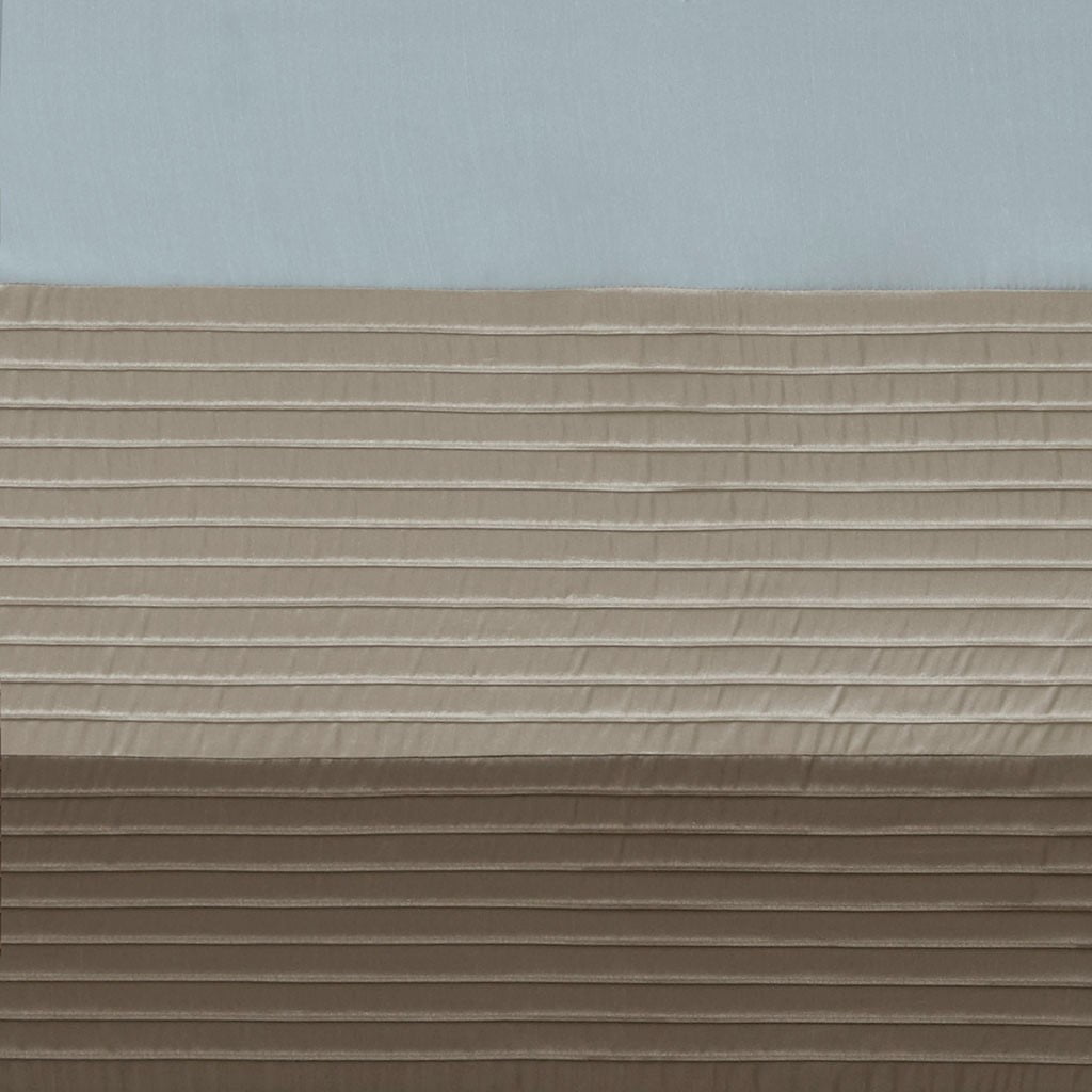 MAYEERTY 1 Pc Polyoni Pintuck Curtain Panel