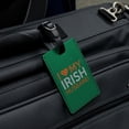thumbnail image 4 of I Love My Irish Husband Rectangle Leather Luggage Card Suitcase Carry-On ID Tag, 4 of 7