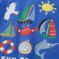 thumbnail image 6 of WhouRiu Boys Casual Outfits Short Sleeve Cartoon Graphic Tees And Shorts Sets Kids Summer Clothes, 6 of 8