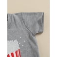 thumbnail image 6 of Qmyliery Girl Two Piece Set,Short Sleeve Popcorn Pattern Printed T-shirt Denim Pearl Decor Skirt, 6 of 9