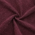 thumbnail image 3 of Boucle Decorative Throw Pillow Covers for Couch Set of 2, 22x22 inches, Burgundy, 3 of 6