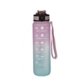 thumbnail image 1 of 1000ml Sports Water Bottle PC Material Avoid Slip Design Flat Suction Nozzle Handle, Perfect for Weight Loss, Running, Biking, Yoga, 1 of 8