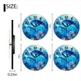thumbnail image 2 of Battery Operated Analog Wall Clocks Non-Ticking Silent Modern Clock Decorative for Home,Office-Dolphins Surrounded By Colorful Coral Reefs And Small Fish(14inch), 2 of 4