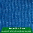 thumbnail image 5 of Farm Plastic Supply - Blue Shade Cloth - 80% - Mesh Fabric for Fence Privacy Screen, Garden Shade, Mesh Fence Screening, Shade Cloth Rolls, Wind Screen, Blue Shade Cloth (12' x 30'), 5 of 5