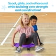 thumbnail image 4 of Tabla de patinete hand2mind verde para interiores con asas para niños, 4 of 7