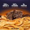 thumbnail image 2 of Omega 3 Fig Bars, SSF20 Fish oil Alternative, Peanut Butter Chip Gluten-Free Protein Snacks, 1,905mg Omega-3 oil, Perfect High-Protein Meal Replacement Breakfast Bars for Healthy Adults (8 Count), 2 of 3