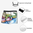 thumbnail image 3 of Honeii Alligator Donut Pool Float Print Mens Boxer Briefs Breathable,Boxer Brief for Men, Moisture-Wicking Underwear-X-Large, 3 of 5
